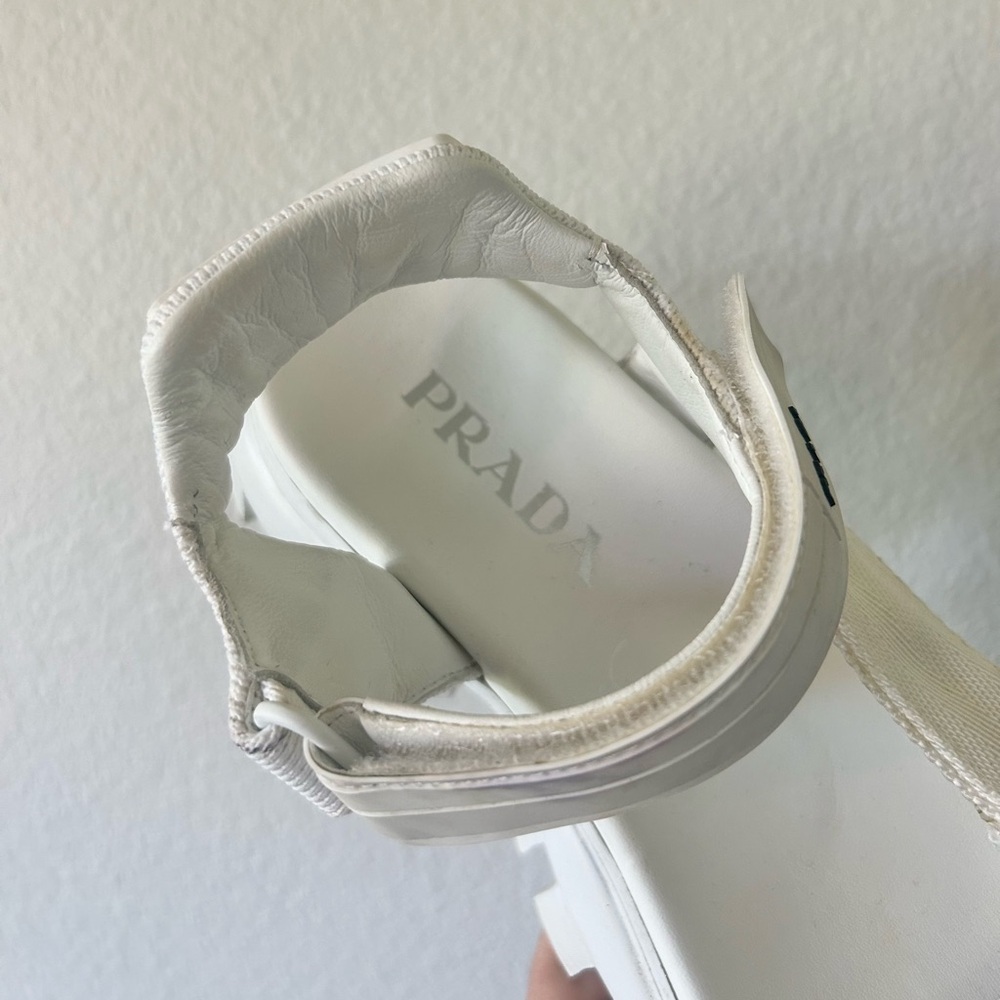 PRADA Authentic Sporty Woven Nylon Tape Sandals - Picture 14 of 16